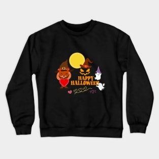 Happy Halloween T-shirt Crewneck Sweatshirt